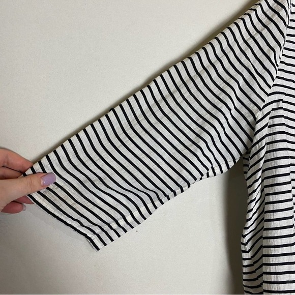 The Ark Australia Striped 3/4 Quarter Sleeve Top - Picture 4 of 8